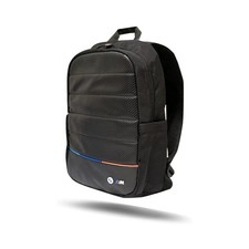 BMW Notebook Rucksack 16", Schwarz – Carbon Tricolor
