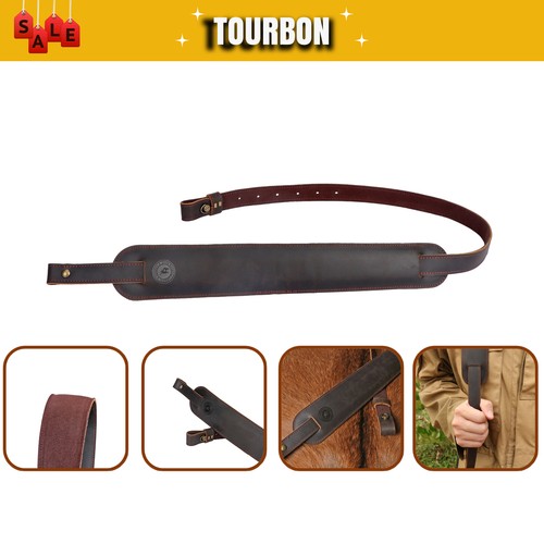 Tourbon leder gewehrriemen - tourbon, leder-gewehrriemen