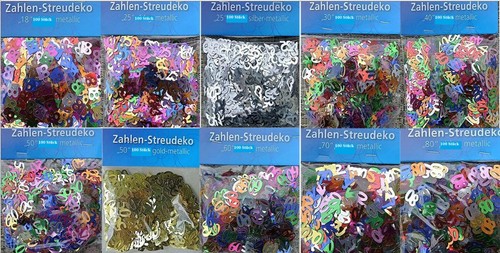100 stück streudeko - 100,