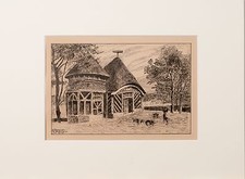 Bessel/  Original Zeichnung /