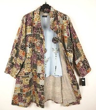 NEU SARAH SANTOS Leinen Mantel