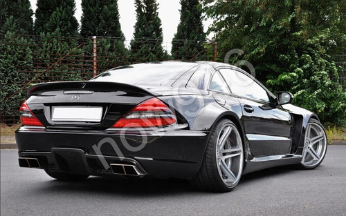 Mercedes r230 black - mercedes,