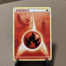 Pokemon Karte Vintage Feuer-Energie HS/SS Ho-Oh 116/123 Englisch