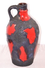 RARITÄT FAT LAVA ROTH KERAMIK