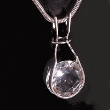 Silber Bergkristall Anhänger