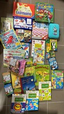 Spielzeugpaket 32 Teile Lernspiele Brettspiele Bücher Marken Flohmarktpaket