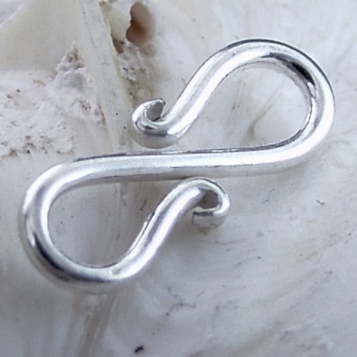 E16 haken 16mm silber - e16, s-haken