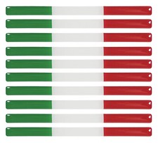 Italien Flaggen Aufkleber 3D