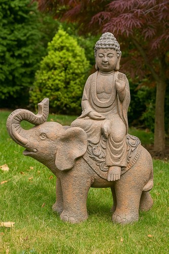 Große buddha figur - große,