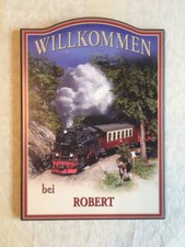 The Bradford Exchange -Türschild mit der Brockenbahn - ca. 25 x 35cm