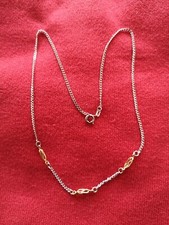 Collier bi-color in Silber