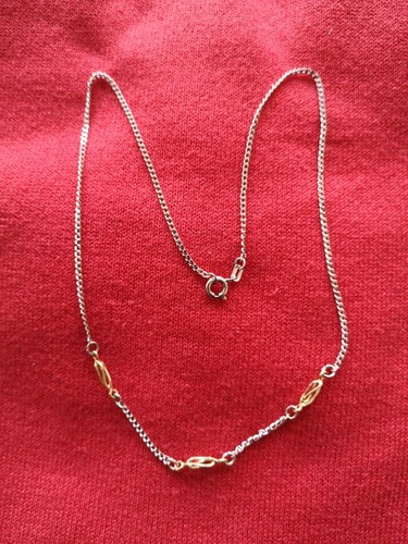 Collier color silber - collier, bi-color
