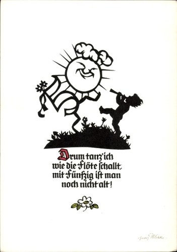 Scherenschnitt künstler - künstler, ak