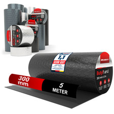 Butyldichtband 30cm x 5M Kamin Wand Dach Balkon Anschlussband Abdichtung SCHWARZ