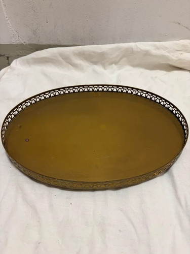 Großes vintage messingtablett - großes,