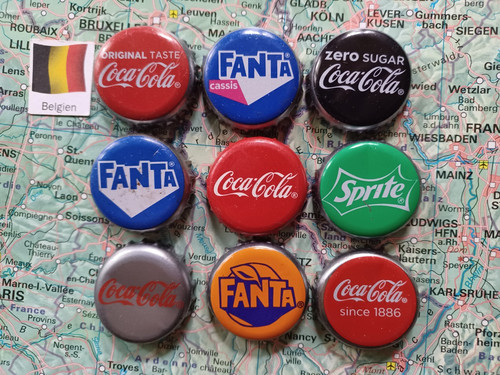 Coca cola belgien kronkorken - coca,