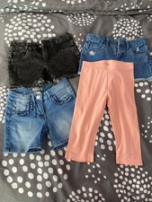 Mädchen Jeans Shorts / Capri