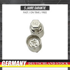 Für Seat 542 Code B Felgenschloss Nuss für Seat Felgenschlüssel Radsicherung DE