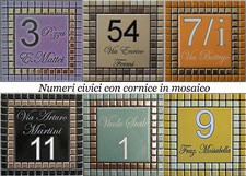 Hausnummer + Weg graviert auf