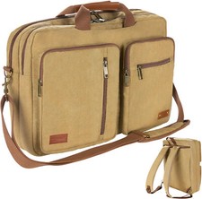 Umhänge Schulter Tasche 3 in 1 Messenger Bag Rucksack Schultertasche Canvas