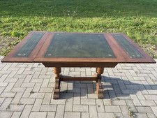 Antiker Englischer Schreibtisch, Mitte des 19. Jh. Eiche, vergrößerbar