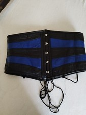 Damen   Corsage  Bauchweg Aus Leder