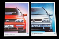 2x VW GOLF VARIANT III 3 Joker Family Prospekt Brochure Sammlung 1998 8