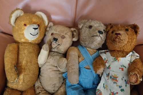 Konvolut alte teddybären 4 - teddybären,