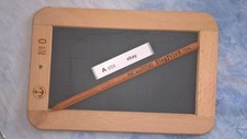alte Schiefertafel Ankertafel ca 13x19cm , Siegfried-Schieferstift, ebay-A659