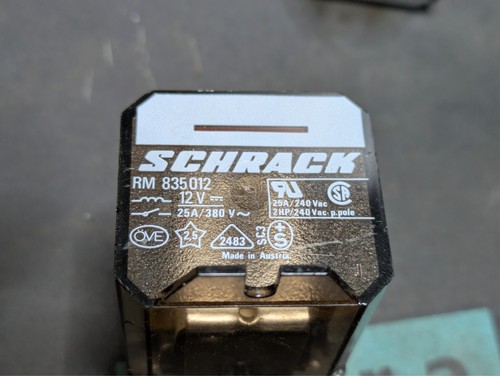 835012 schrack 12v - rm, |