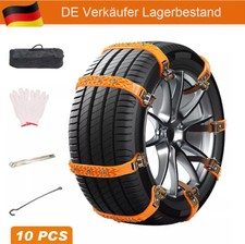 10X Auto Stabile Schneeketten Anfahrhilfe Schnee Reifenkette Eis Reifen Stabile
