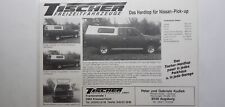 Tischer: Nissan Pick-up Hardtop (Prospekt-Blatt); 1990