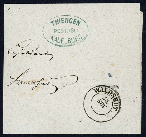 Baden postablage thiengen - baden,