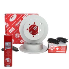 Bremsscheiben + Bremsbeläge +