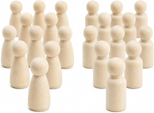 Unbehandelte holzfiguren zum - unbehandelte,