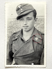 Orig. Portrait Foto STUG Sturmartillerie Uniform Feldgrau Mütze Panzer Jäger