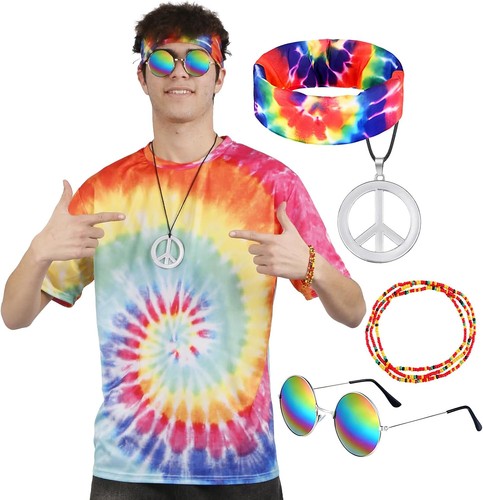 Hippie kostüm set - hippie,