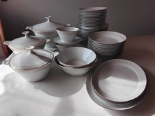 Essgeschirr Golddekor - 51 tlg.