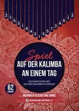 Spiel auf der Kalimba. Weihnachtslieder. Einfache noten, Kalimba spielen
