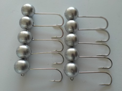 Jigköpfe rundköpfe - 10, st.