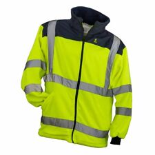 Vliesjacke Fleecejacke Arbeitspullover HSV GELB PULLI Arbeitsjacke Pulli mit Zip