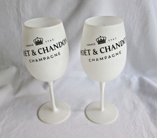 2 Stück Moet Chandon Moët Chandon weiss Glas das Große Echtglas   s. Fotos