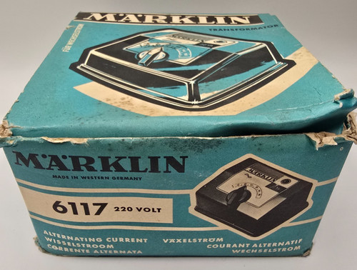 Märklin fahrregler trafo 6117 - trafo,