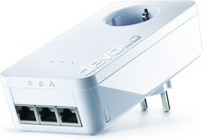 devolo dLAN 650 triple+ Powerline LAN Erweiterung 3er LAN Extender per Steckdose