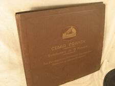 Album mit 4x12" César Franck/