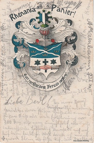 Studentika 1908 rhenania - studentika,