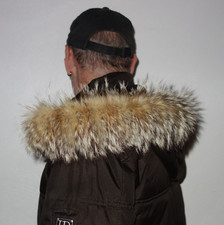 Kojote Pelz Kapuze Kragen Ski