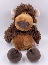NICI Bison Büffel Big Bow Kuscheltier Stofftier Plüschtier ca. 35 cm Braun