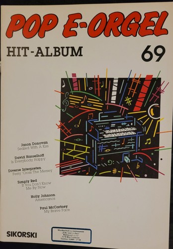 Pop orgel hit album - e-orgel, hit-album