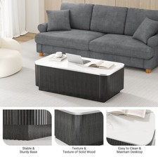 Couchtisch Marmoreffekt